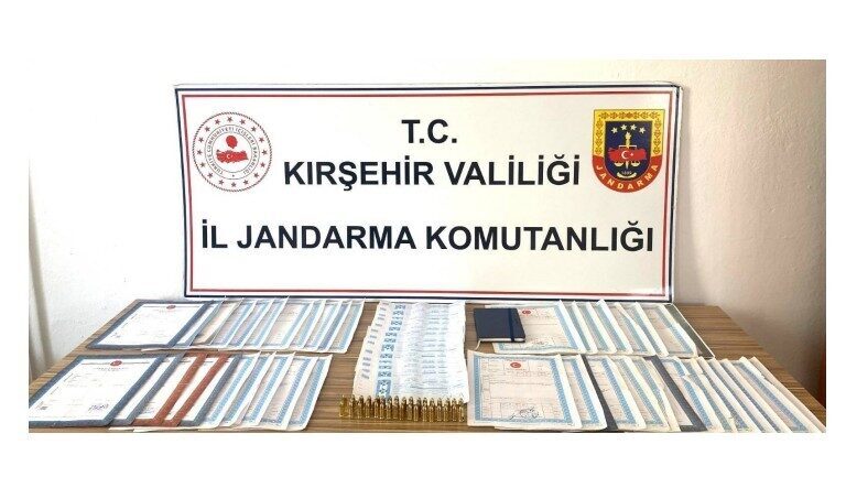 Kırşehir’de, Jandarma ekipleri tarafından tefecilik yaptığı tespit edilen kişilere yönelik
