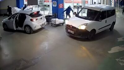 İstanbul’daki Kuyumcukent AVM’de meydana gelen olayda, kapalı otoparka giren ve