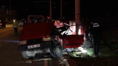 Malatya’da meydana gelen trafik kazasında üç araç karıştı, sonucunda yaralanan