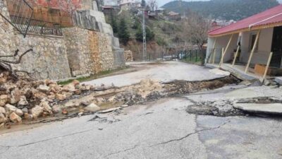 Mersin’in Mezitli ilçesine bağlı bir yüksek kesim mahallesinde meydana gelen