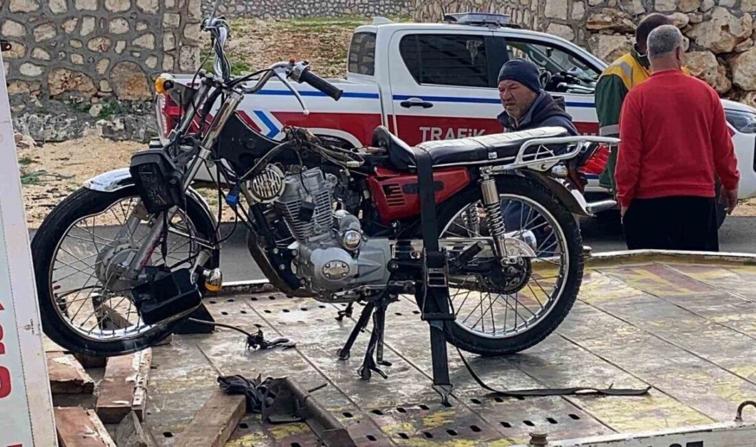 Mersin’in Erdemli ilçesinde meydana gelen bir motosiklet kazasında, 14 yaşındaki