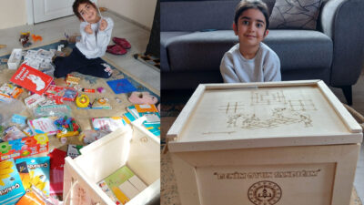 ​Kırşehir’in Çiçekdağı ilçesine bağlı İbikli Köyü’nde yaşayan minik Amine’nin okul