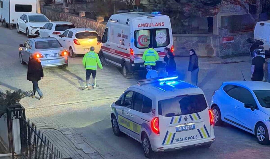Lüleburgaz ilçesinde bir otomobil ile çarpışan motosikletli kurye yaralandı. Kaza,