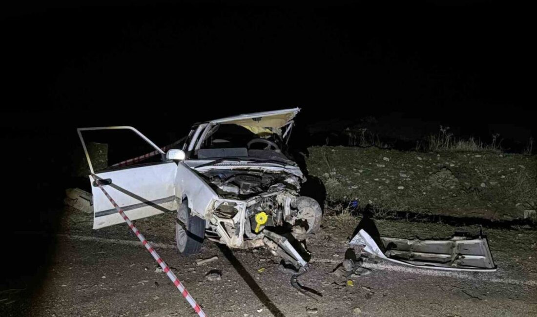 Afyonkarahisar’da meydana gelen bir trafik kazasında, Bolvadin ilçesi Büyükkarabağ köyü