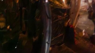 Şırnak’ın Beytüşşebap ilçesinde bir aracın park edildiği sırada yan yatması