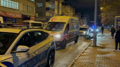 Kocasinan ilçesinde polis ekiplerinin ‘dur’ ihtarına uymayan bir motosiklet sürücüsü,