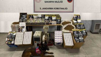 Sakarya’da jandarma ekipleri, Adapazarı ve Pamukova ilçelerinde kaçakçılıkla mücadele kapsamında