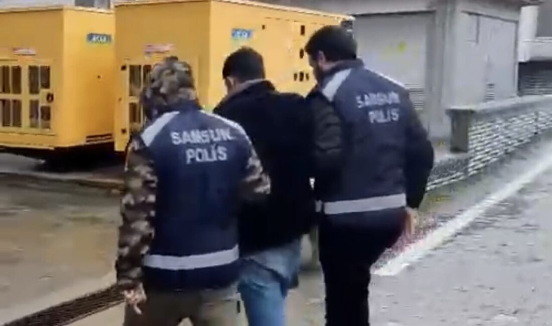 Samsun’da, polis tarafından yapılan takip sonucunda, 9 yıl 5 ay