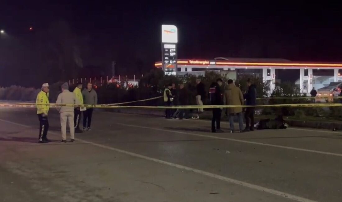 Samsun’un Terme ilçesinde meydana gelen trafik kazasında bir motosiklet sürücüsü