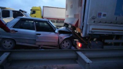 Samsun’un İlkadım ilçesinde meydana gelen zincirleme trafik kazasında 6 kişi