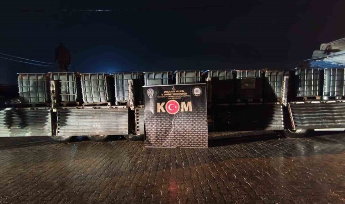 Şanlıurfa’da polis ekipleri tarafından düzenlenen bir operasyonda, piyasa değeri yaklaşık