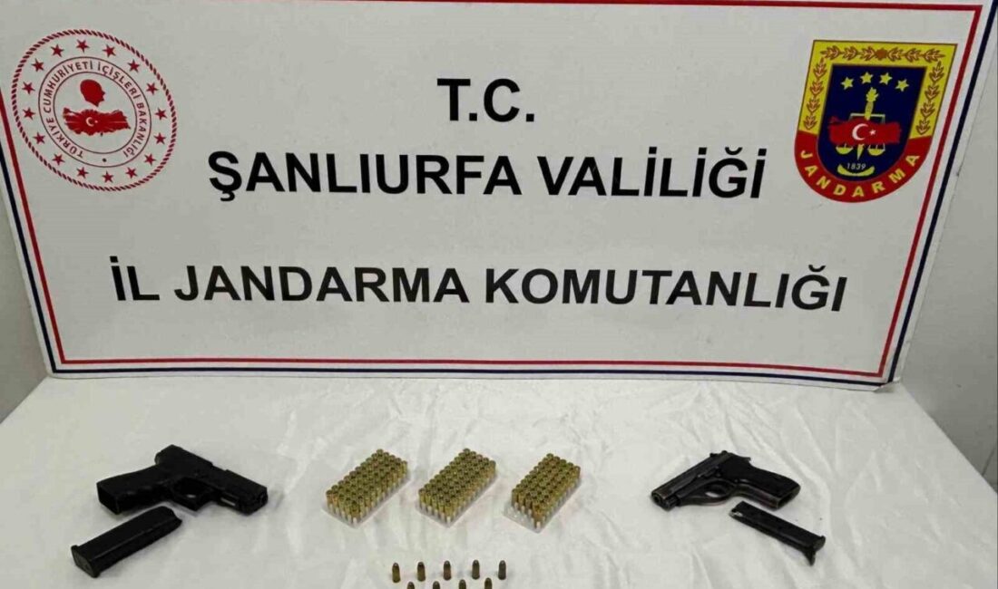 Şanlıurfa’nın Bozova ve Ceylanpınar ilçelerinde gerçekleştirilen operasyonlarda izinsiz silah bulunduran