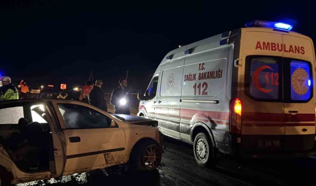 Siverek ilçesinde meydana gelen trafik kazasında 2’si ağır 5 kişi