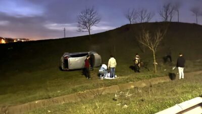 Çorlu ilçesinde meydana gelen trafik kazasında alkollü bir sürücünün kontrolündeki