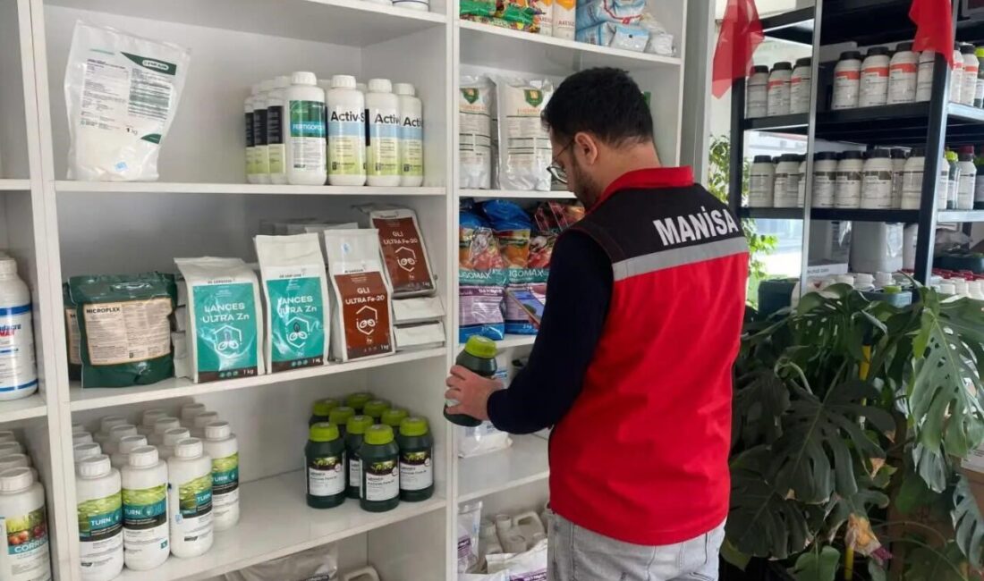 Manisa’nın Sarıgöl ilçesinde Tarım ve Orman Müdürlüğü ekipleri, gübre ve