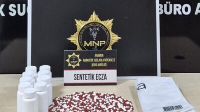 Mersin’in Anamur ilçesinde, uyuşturucuyla mücadele kapsamında gerçekleştirilen operasyonda 489 adet