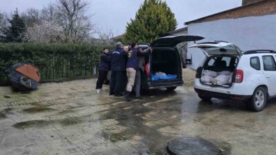 İstanbul Silivri’de at etinin piyasaya sürüleceği bilgisini alan jandarma ekipleri