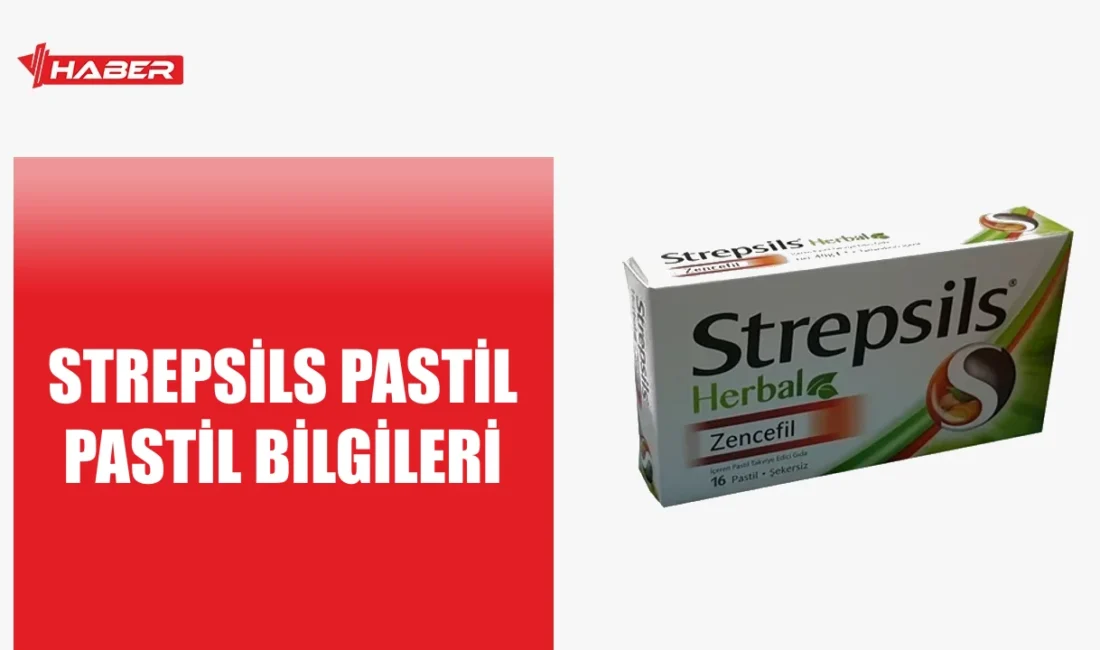 Strepsils pastil, boğaz ağrısını hafifletmek için kullanılan antiseptik bir üründür.