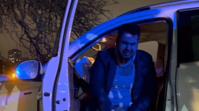 Tekirdağ’ın Çorlu ilçesinde bir tarlaya giren ve kontrolü kaybederek ağaca