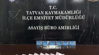 Tatvan ilçesinde sahte altın bozdurma suçlamasıyla yapılan operasyonda 3 kişi