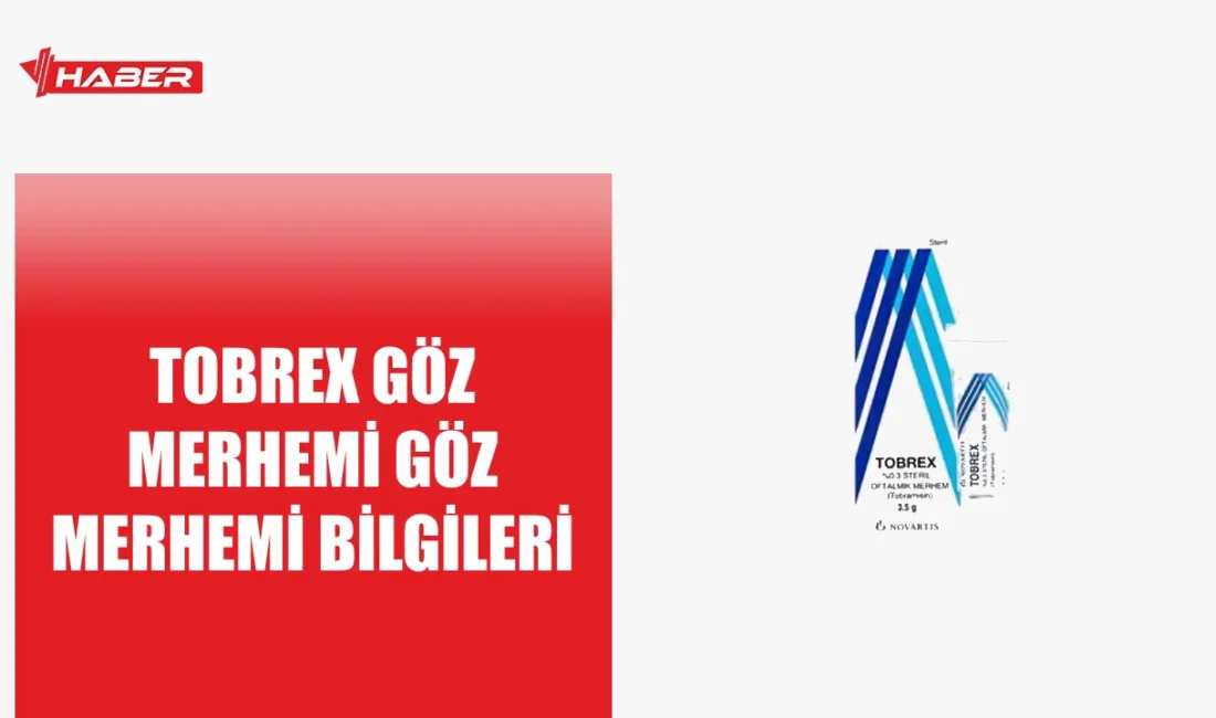 Tobrex Göz Merhemi, antibiyotik etkili bir göz ilacı olup çeşitli