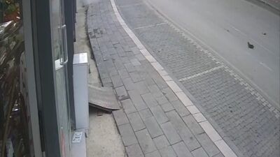 Erbaa ilçesinde meydana gelen trafik kazasında, bir araç kontrolünü kaybederek