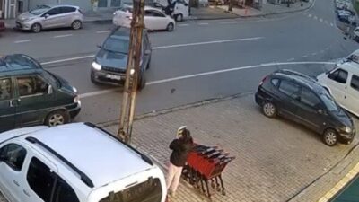 Trabzon’un Ortahisar ilçesinde, yolun karşısına geçmeye çalışan Öznur Kazaz isimli