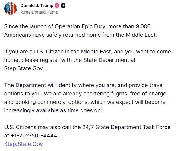 ABD Başkanı Donald Trump, Truth isimli sosyal medya hesabından yaptığı