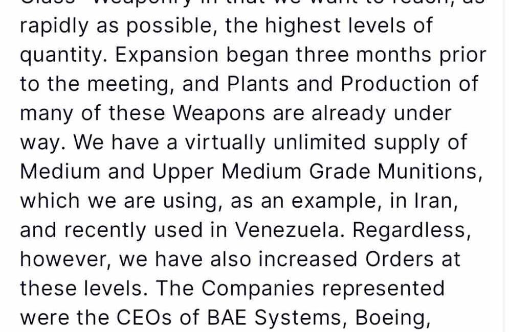 ABD Başkanı Donald Trump, silah üreticisi şirketlerin üst düzey yöneticileriyle