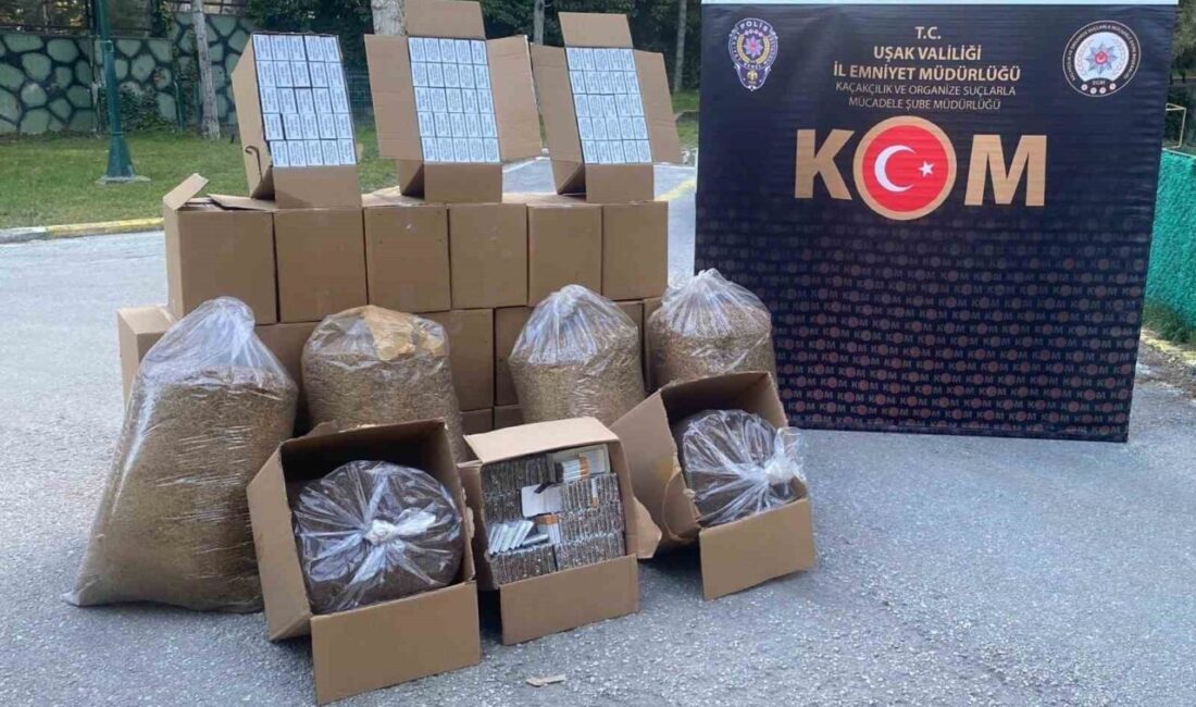 Uşak İl Emniyet Müdürlüğü bünyesinde görev yapan Kaçakçılık ve Organize