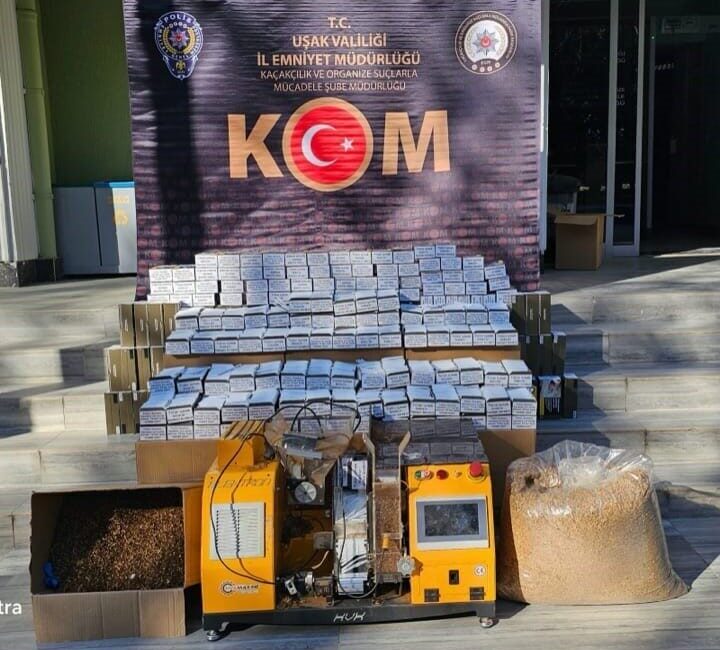 Uşak İl Emniyet Müdürlüğü Kaçakçılık ve Organize Suçlarla Mücadele Şube