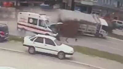 Samsun’da yaşanan feci bir ambulans kazasında bir sağlık çalışanı hayatını