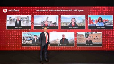 Vodafone, Türkiye dahil 23 ülkede 5G hizmeti sunmayı hedefleyen bir