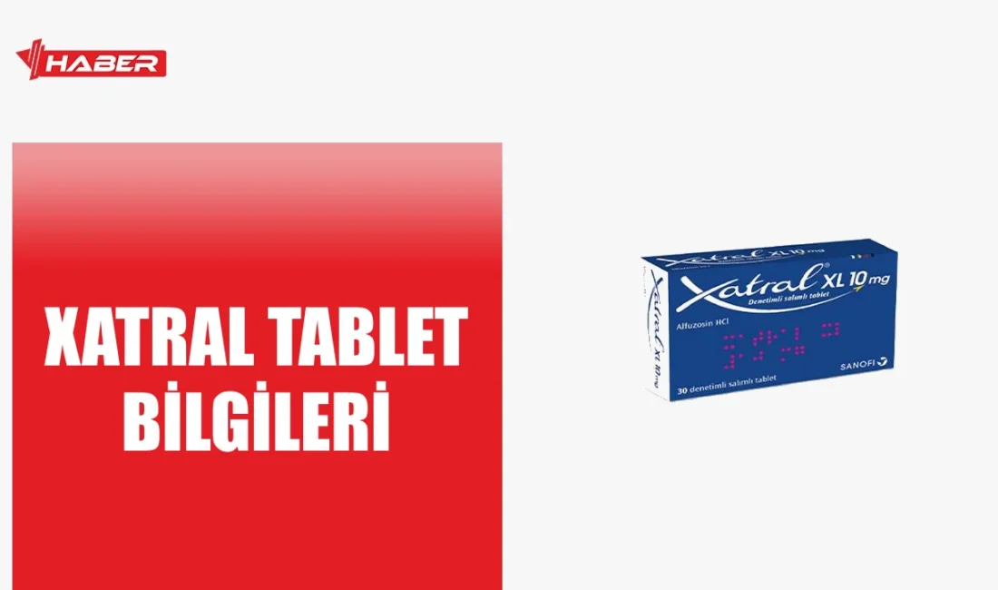 Xatral Tablet, iyi huylu prostat büyümesi tedavisinde kullanılan bir ilaçtır.