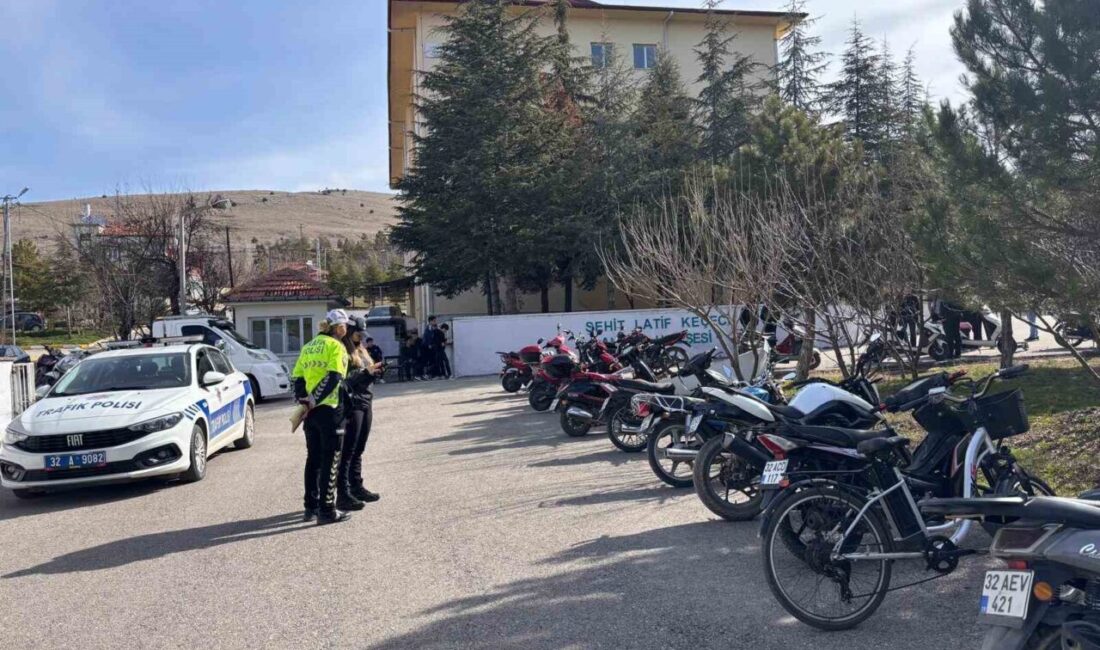 Yalvaç ilçesinde trafik güvenliğini sağlamaya yönelik gerçekleştirilen denetimlerde son bir