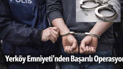 Yerköy İlçe Emniyet Müdürlüğü ekiplerince yürütülen çalışmalar kapsamında, hakkında dolandırıcılık