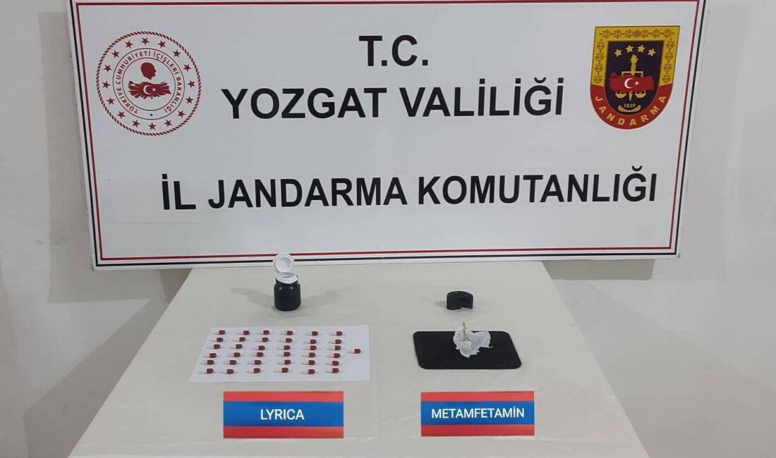 Yozgat’ın Yerköy ilçesinde jandarma ekipleri tarafından düzenlenen operasyonda uyuşturucu madde
