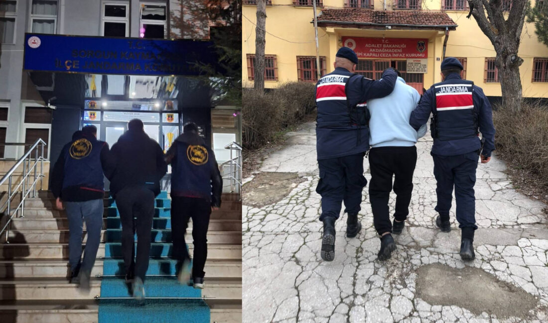 Yozgat İl Jandarma Komutanlığı ekiplerince aranan şahısların yakalanmasına yönelik yürütülen
