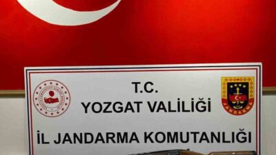 Yozgat’ta bir evde yapılan aramada çok sayıda uzun namlulu tüfek