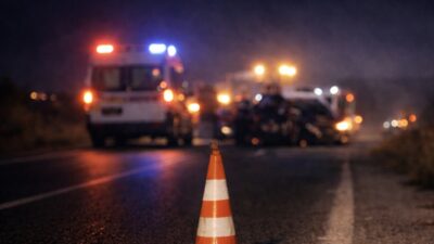 Kırşehir’de Çiçekdağı yolu üzerinde meydana gelen trafik kazasında 6 kişi