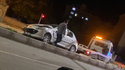 Çiçekdağı-Yerköy karayolu üzerinde akşam saatlerinde korkutan bir trafik kazası meydana
