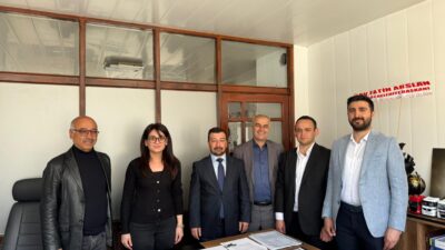 AK Parti Yerköy İlçe Başkanı Serkan Işık ve beraberindeki heyet,