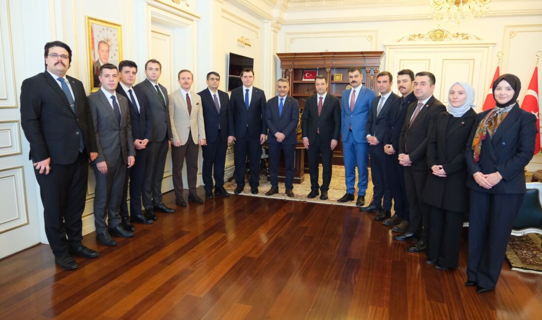 İlçe kaymakamları, Mehmet Ali Özkan’ı ziyaret ederek ilçelerde yürütülen çalışmalar