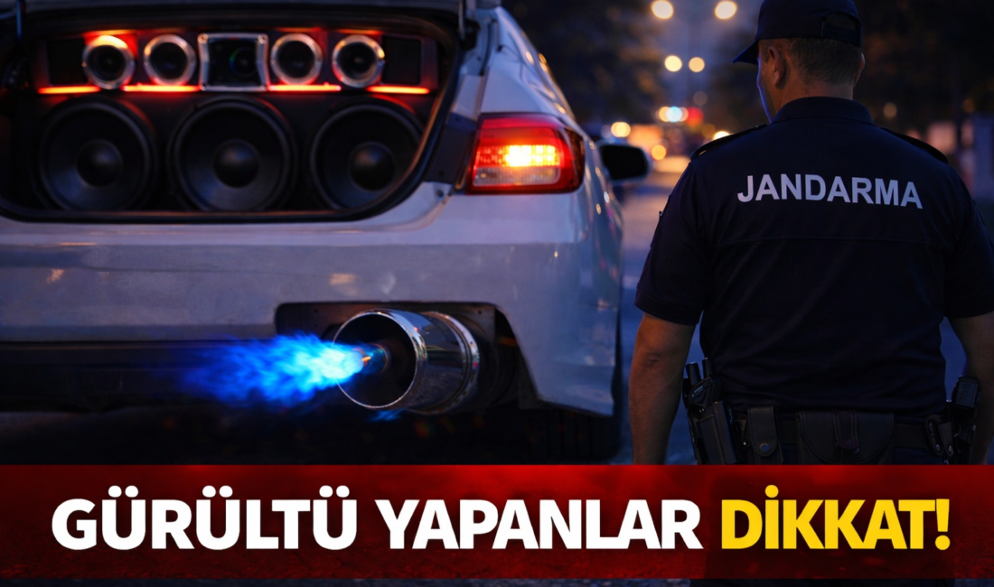 Yozgat İl Jandarma Komutanlığı ekiplerince, il genelinde gürültü kirliliğine yönelik