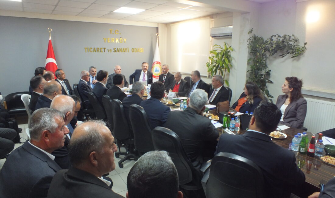 Yozgat’ın Yerköy ilçesinde Ticaret ve Sanayi Odası ev sahipliğinde düzenlenen