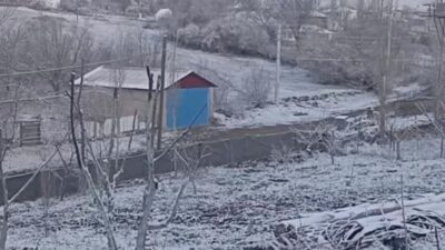 Çiçekdağı ilçesinde Nisan ayında yağan kar, hem vatandaşları hem de