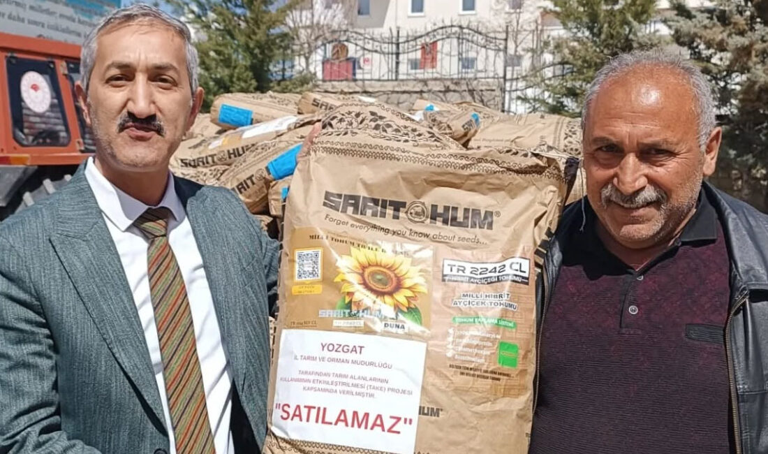 Yozgat İl Tarım ve Orman Müdürlüğü’nde düzenlenen törenle, Tarım Arazilerinin