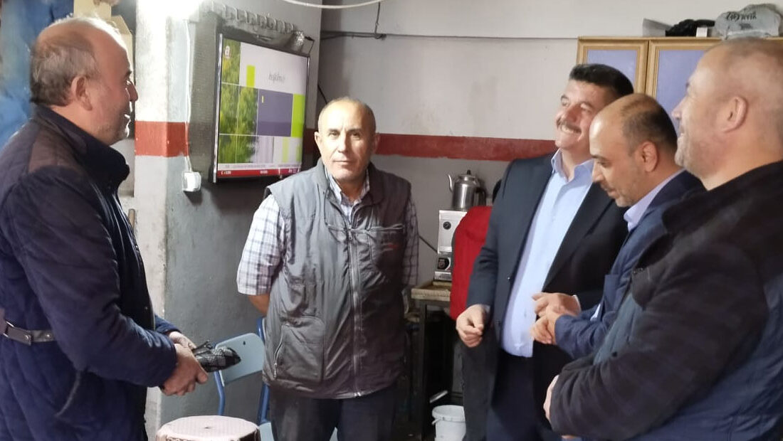Yozgat’ın Yerköy ilçesinde Anahtar Parti İlçe Başkanı Alperen Gül ve