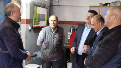 Yozgat’ın Yerköy ilçesinde Anahtar Parti İlçe Başkanı Alperen Gül ve