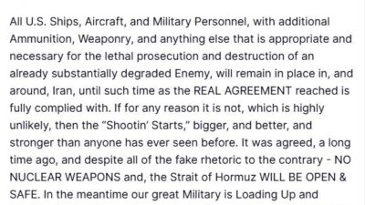 ABD Başkanı Donald Trump, İran’ın anlaşmadaki taahhütlerini yerine getirmemesi durumunda,